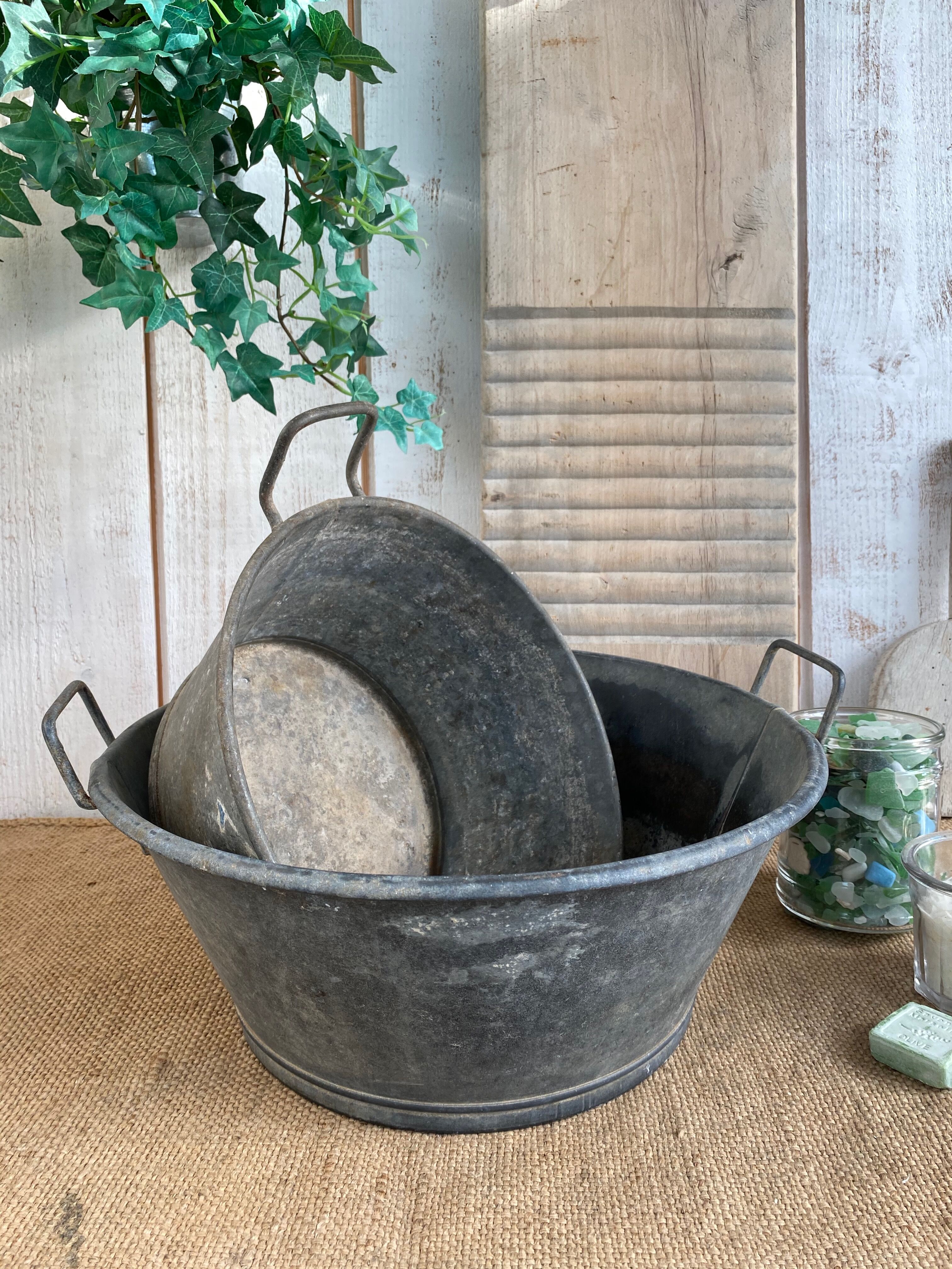 Bassine en zinc