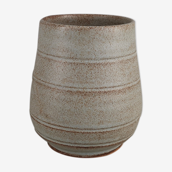 Vase céramique française de Vallauris avec signature et tampon