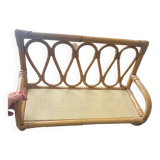 Rattan shelf