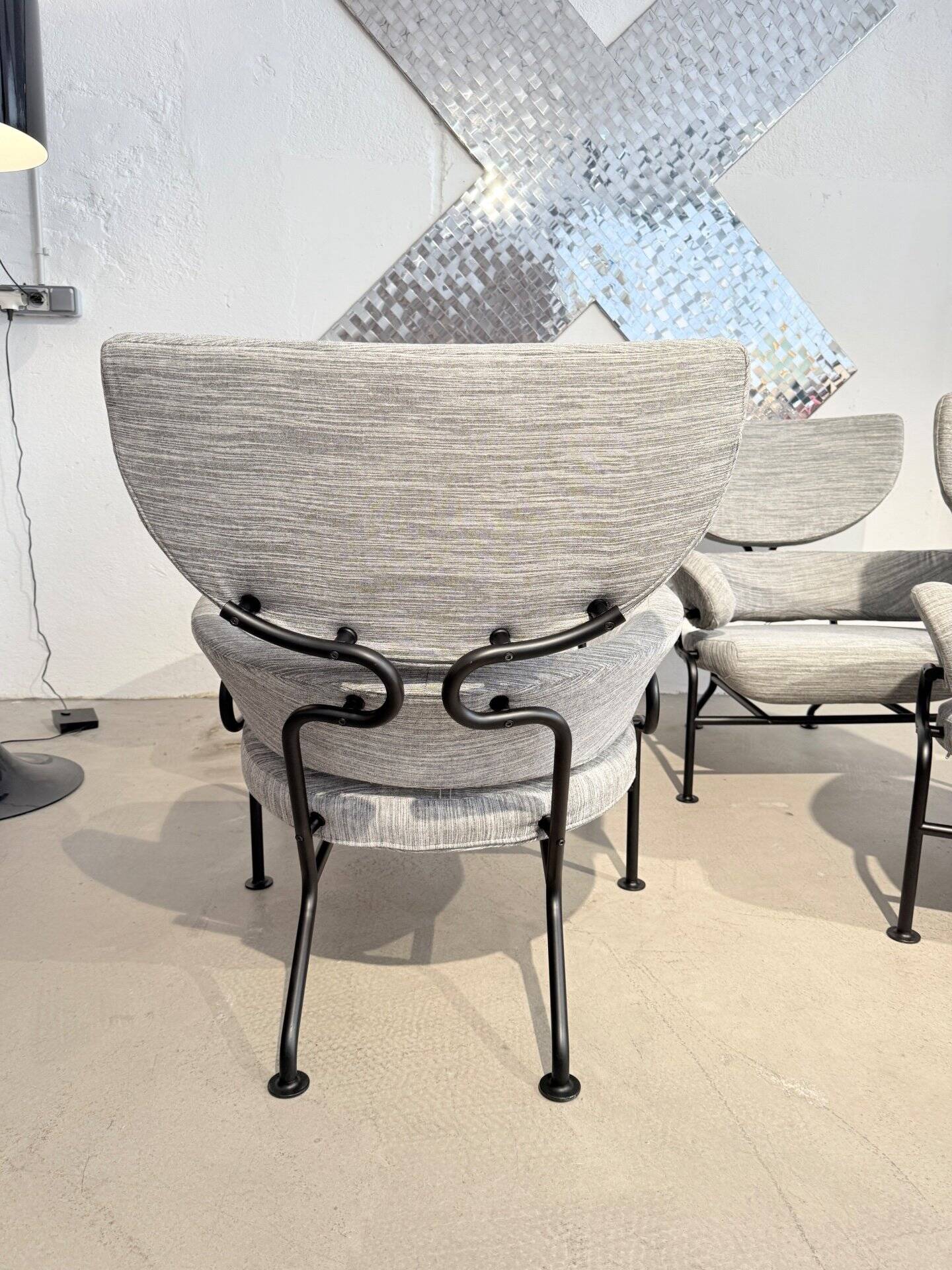 4 fauteuils Tre Pezzi par Franco Albini pour Cassina