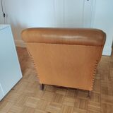 Cognac club armchair