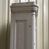 fire post cabinet of the old French bank in oak