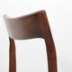 Suite of 6 Scandinavian rosewood chairs from Rio