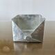 Modernist "Jean Goardere" post it holder in handmade pewter, 1970