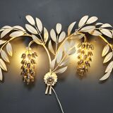 Vintage tulip wall lamp by Hans Kögl , 1970s