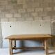 Table de ferme en orme massif – charme authentique