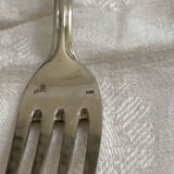 Child's silver-plated metal fork