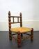 French low chair turned