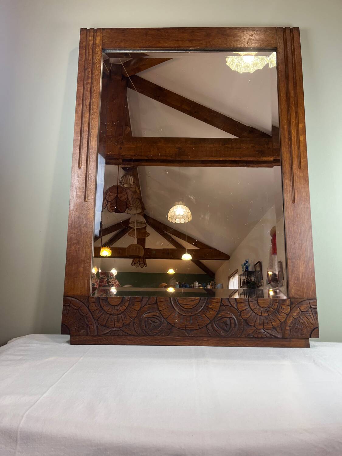Large Art Deco mirror