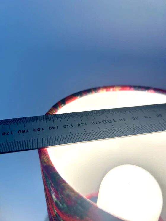 Bohostyle vintage cordless lamp suitable for balcony.