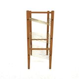 Scandinavian beech magazine holder, Sweden, 1960