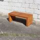 Set French Vintage Rattan Coffee Tables-2 Cuboid Deck Tables-80s