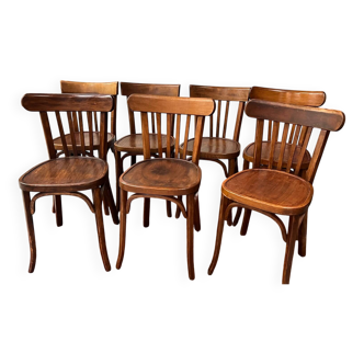 Anciennes chaises bistrot Baumann