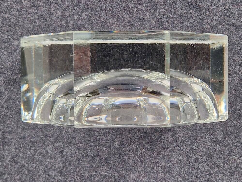 Art Nouveau Crystal Ashtray from Moser, 1940s