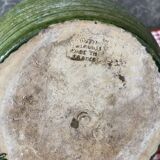 Old glazed pot cover