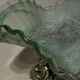 Centrepiece bowl LA MERIDIANA in blown glass on a silver pedestal.