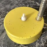 Yellow metal desk lamp, 1950s-1960s