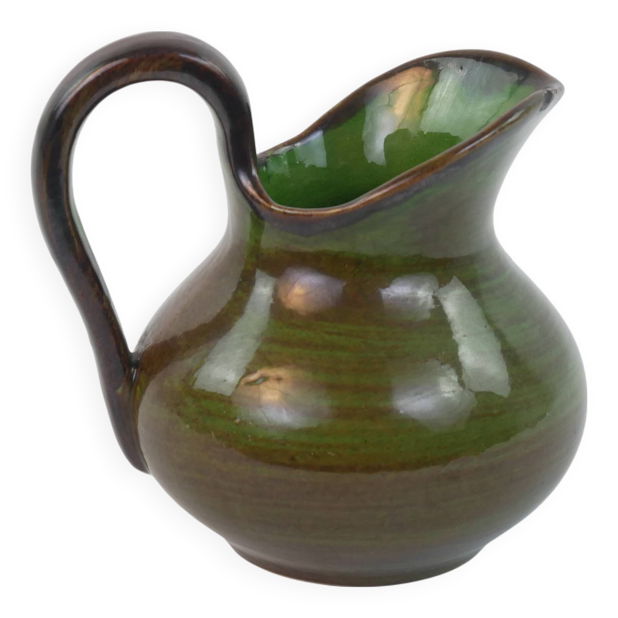 Petite verseuse / Saucière Saint Clément verte