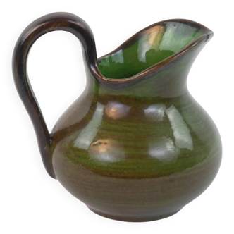 Small Saint Clément green jug / sauce boat