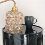 Vintage amber glass pendant lamp or pendant lamp