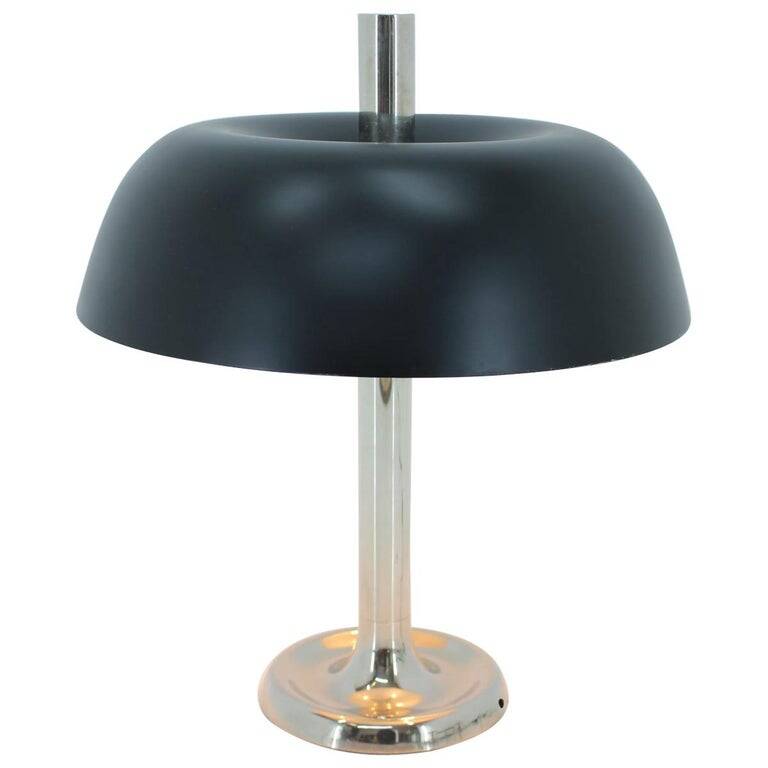 Large Mushroom Desk Lamp Extra-Large Big Mid-Century Design by Hillebrand, 1970