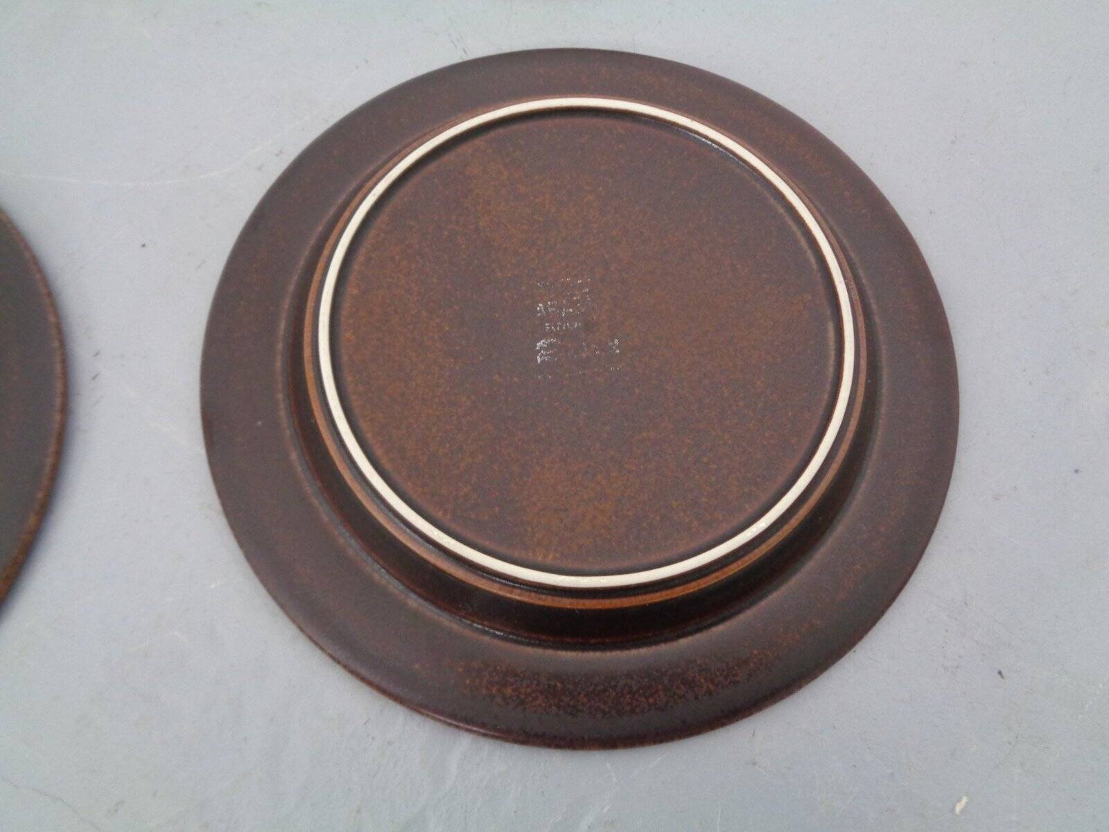 Ruska Plates by Ulla Procope for Arabia, Set of 7, Finland, 1960s, Set of 7