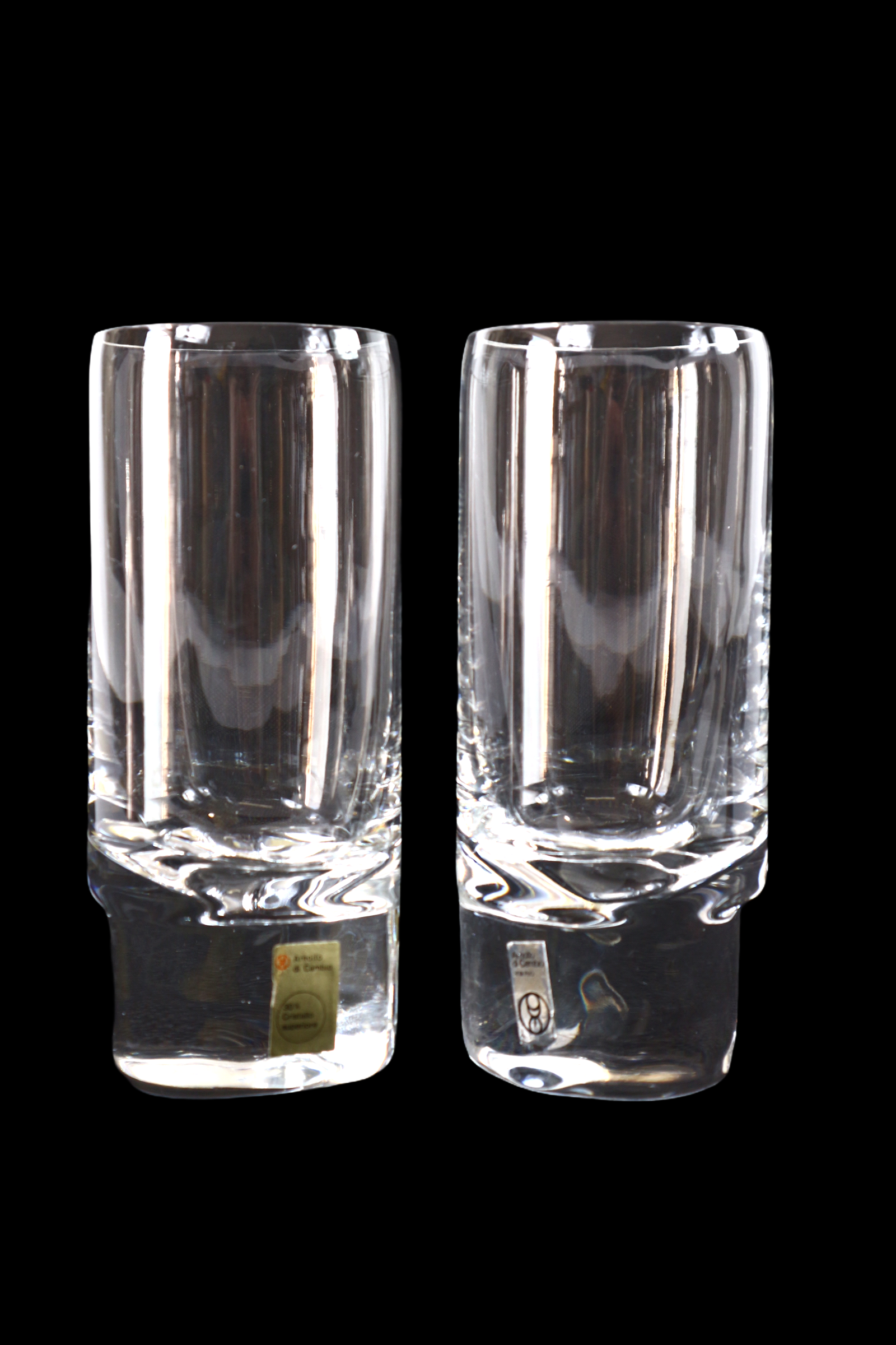 Pair of Arnolfo glasses by designer Marco Zanuso vintage