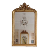 Large Louis Philippe Style Golden Mirror