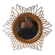 Rattan Sun Mirror