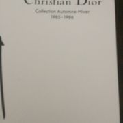 Press fashion illustration - autumn-winter 1985-1986 collection Christian Dior