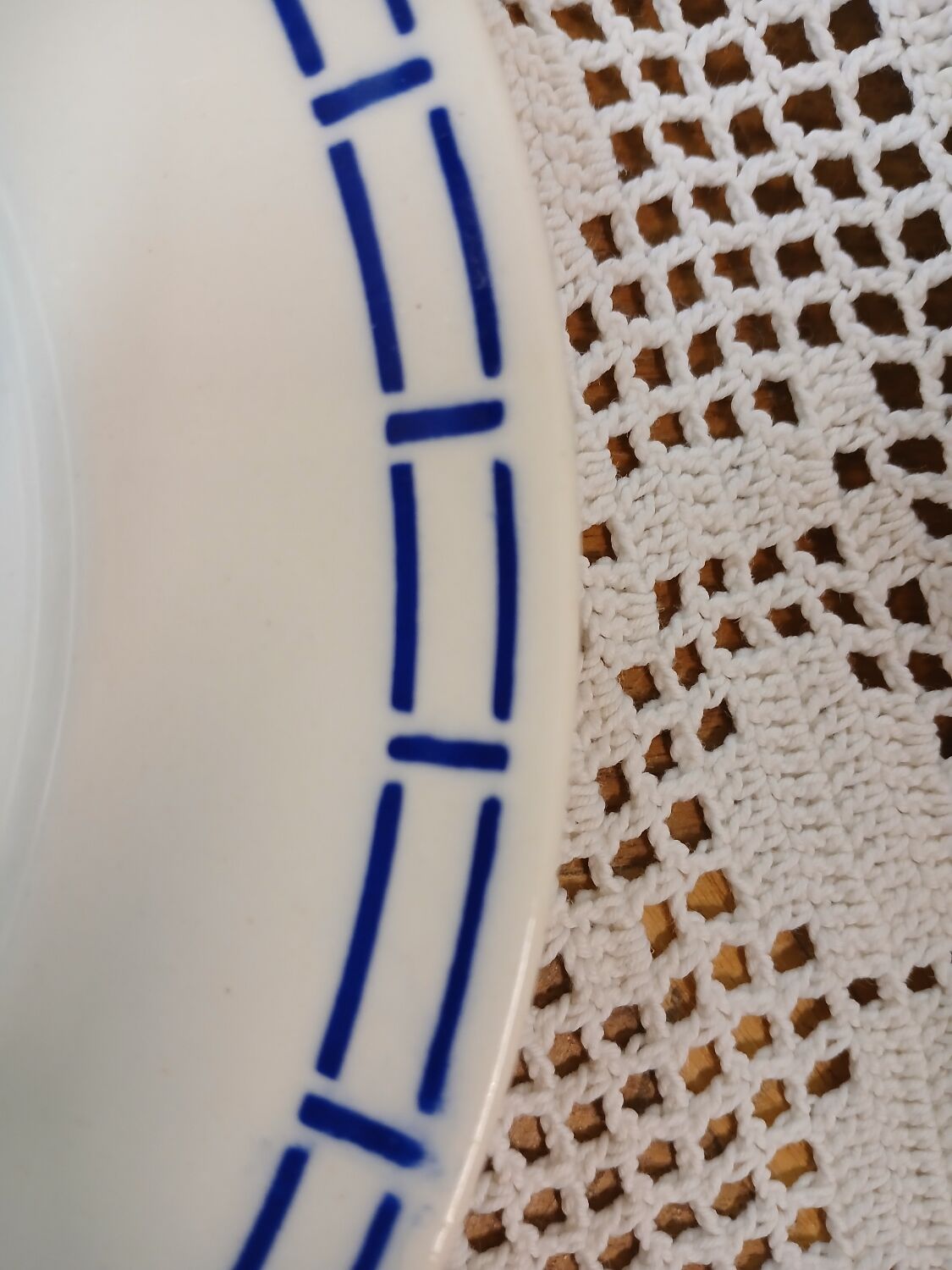 6 antique Badonviller dinner plates