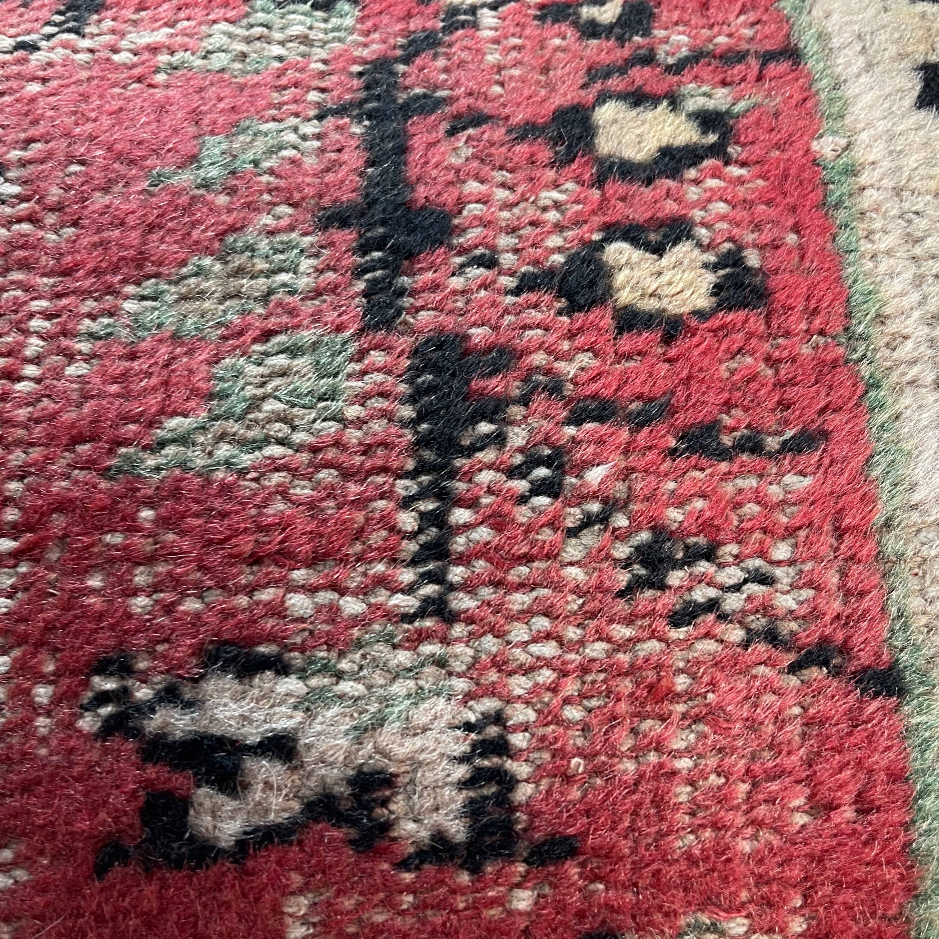 Vintage turkish handmade cushion cover , 30 x 60 cm