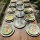 Service 10 plates and 14 sub-plates St Clement