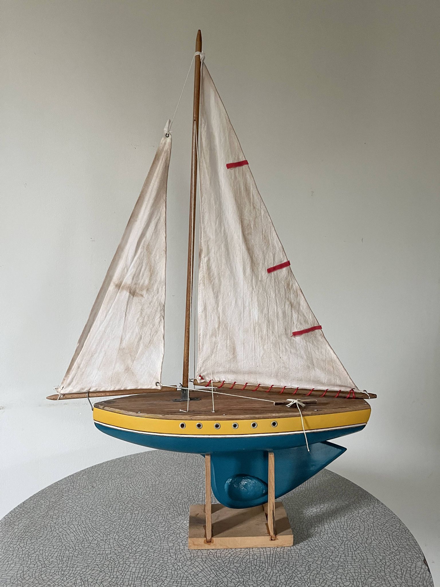Tirot 502 basin sailboat, vintage toy