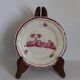 Gien "Pink Landscape" original service: 2 cake plates + 8 dessert plates