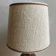 Vintage stoneware bottle lamp