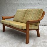 Danish teak 2 seater sofa