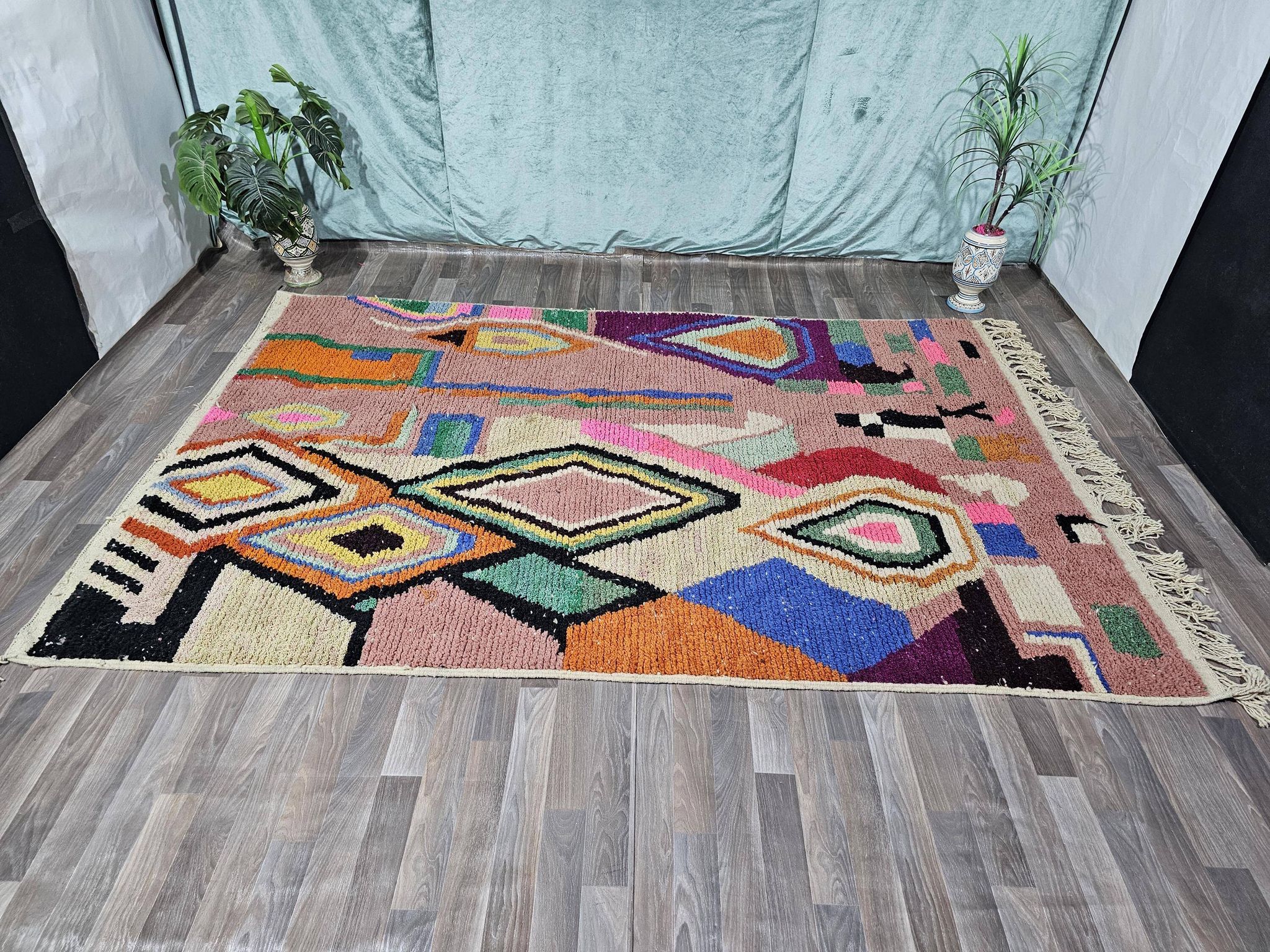 Handmade Moroccan rug 3x2 m