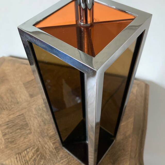 Large 70s plexiglass lamp