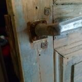 Stripped pine door