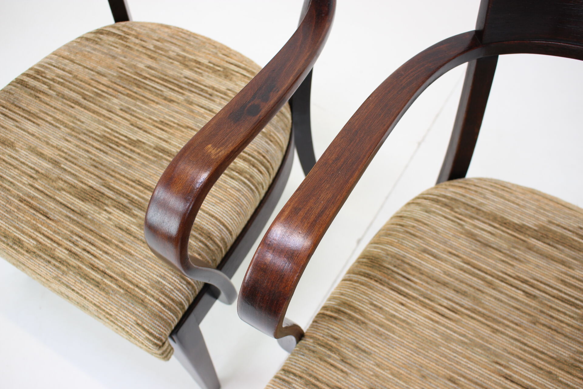 Chairs H-224 by Jindřich Halabala 1930s, Czechoslovakia