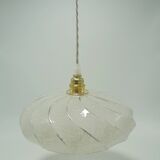 Speckled glass pendant light