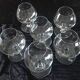 6 Baccarat crystal cognac glasses in box