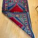 Oriental rug in thick hand-woven wool made in Tunisia mid-20th century