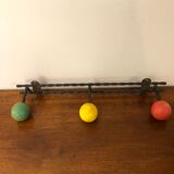 Vintage wall coat rack