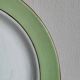 Set of 12 mint and gold dessert plates - L'amandinoise