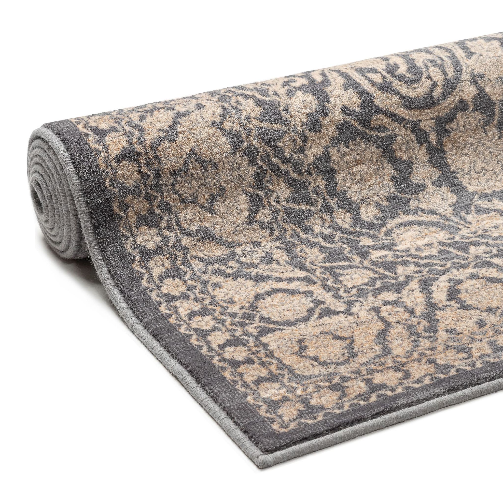 Persian carpet oriental grey and beige 160x230 cm