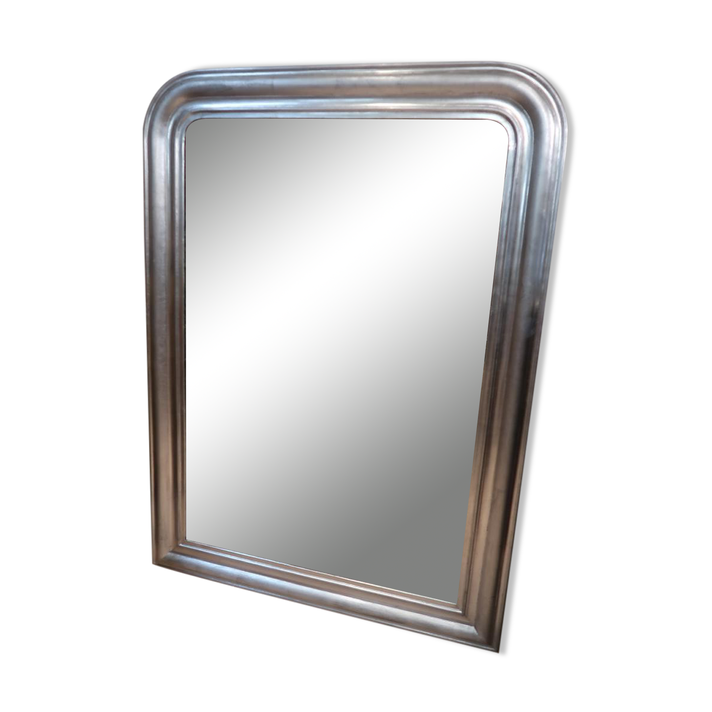 Mirror era Louis Philippe restored silver leaf 95x135cm