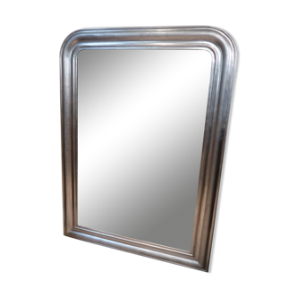 Mirror era Louis Philippe restored silver leaf 95x135cm