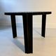 T-Table coffee table by Kartell in black, designed by Patricia Urquiola.